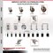 Service Caster 5 Inch 316SS High Temp Glass Filled Nylon 1-3/8 Inch Stem Caster Lock Brake SCC SCC-SS316TTLEX20S514-GFNSHT-138 - alternate 2